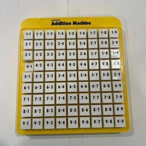Lakeshore Addition Machine~Math Educational Tool Push Button Home School - Picture 2 of 4